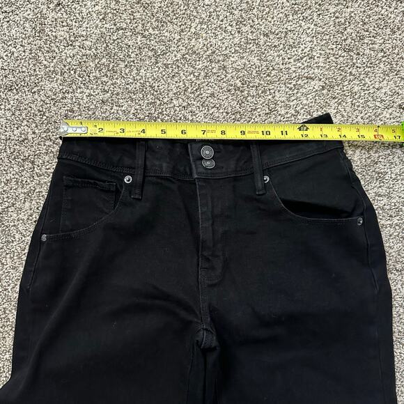 Hudson black straight leg jeans size 4 - Picture 10 of 12